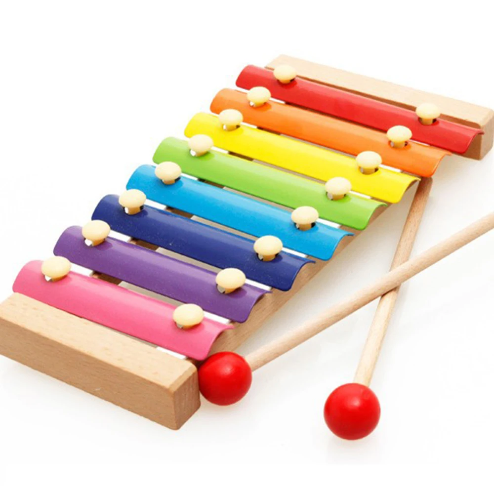 Eight-tone Hand-percussion Piano Baby Toys Educational Percussion Early Childhood Musical Instruments Percussion Xylophone Toys