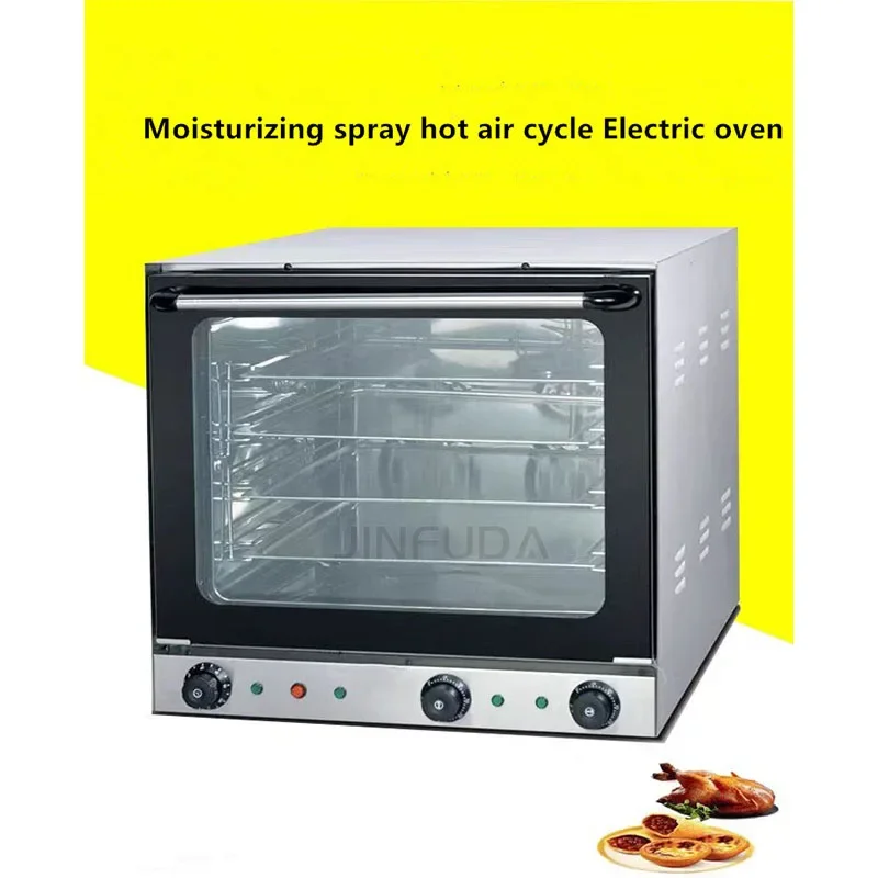 Commercial 2.6KW Custom Multi-function Full Perspective Hot Air Circulation Electric Microwave Ovens With Spray