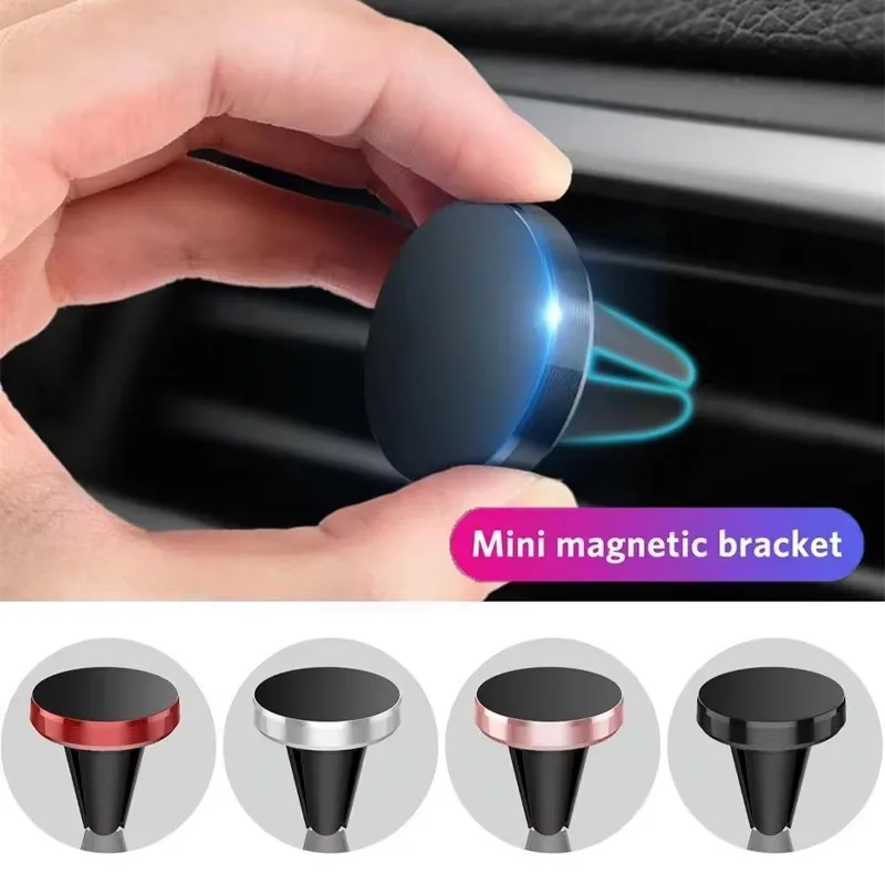Suporte Magnético Universal para Carro, Acessório de Montagem para Saída de Ar, Suporte Magnético para iPhone, Samsung, Xiaomi, Suporte para Celular no Carro