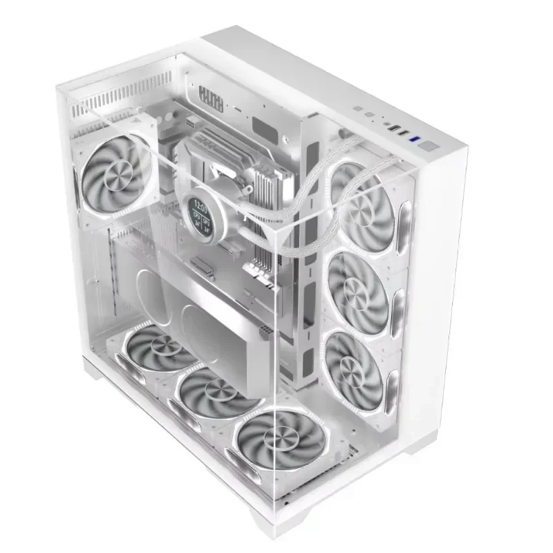 New Design Game Computer Case USB3.0 Cable Metal Mesh Desktop Computer Case