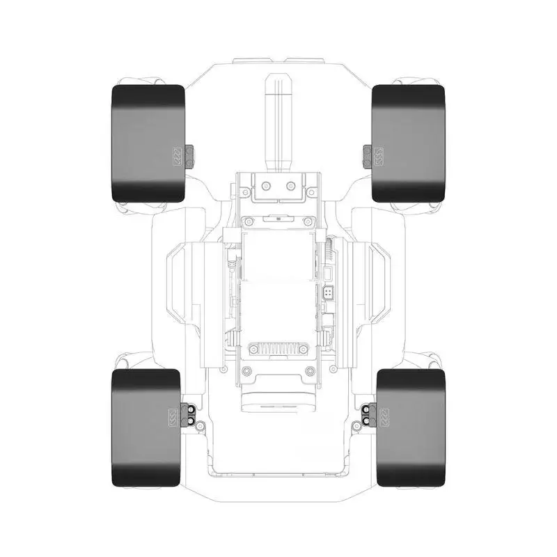 Garde-boue roue en d'aluminium léger, Compatible avec le Robot éducatif Intelligent RoboMaster nouvelle livraison