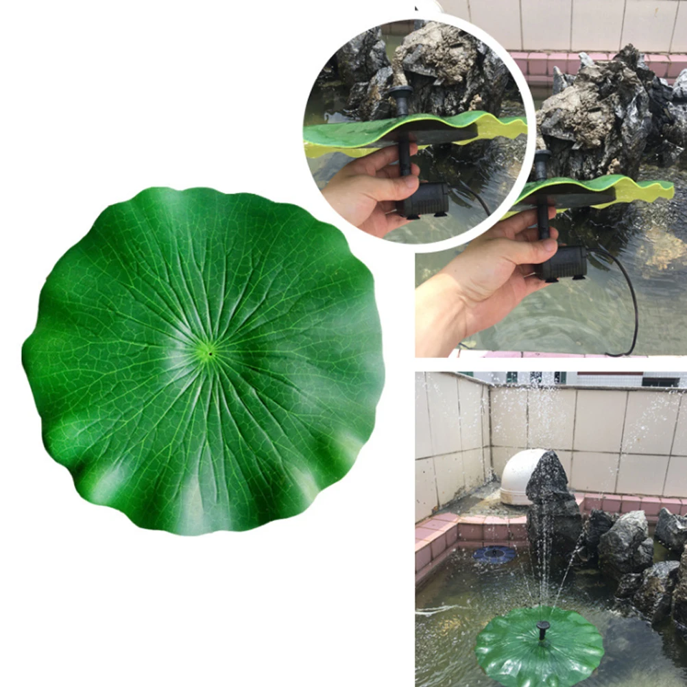 

12 Pcs Artificial Lotus Leaves Decoration Creative Simulation Leaf Fish Tank Pond Decor Perfect for Party Gifts