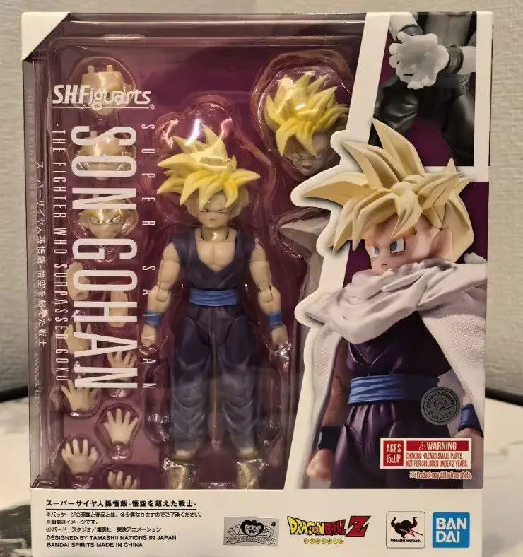 

Коллекционная фигурка BANDAI S.H.Figuarts DRAGON BALL Z Super Saiyan Son Gohan Warrior Beyond Goku, ПВХ, аниме-фигурка