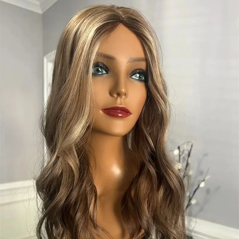 

Новинка: парик с эффектом омбре, коричнево-русый с балаяжем, с HD-кружевной передней частью, термостойкий, синтетический, с естественной волной, 24 дюйма.