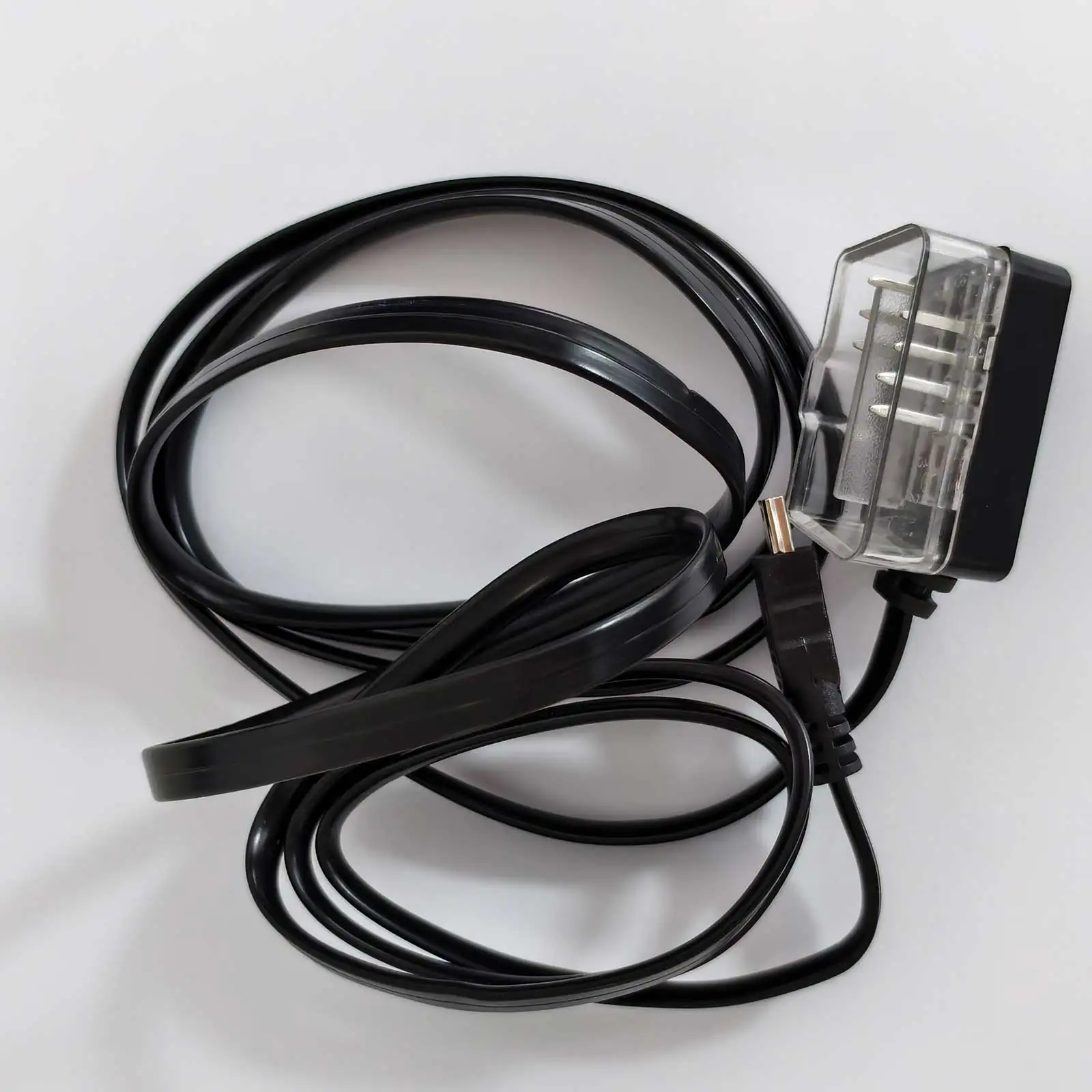 QJ HUD P24 車載ヘッドアップディスプレイケーブル 1.7M Type-C接続ケーブル OBDアダプター ドライブレコーダーケーブル 自動車アクセサリー