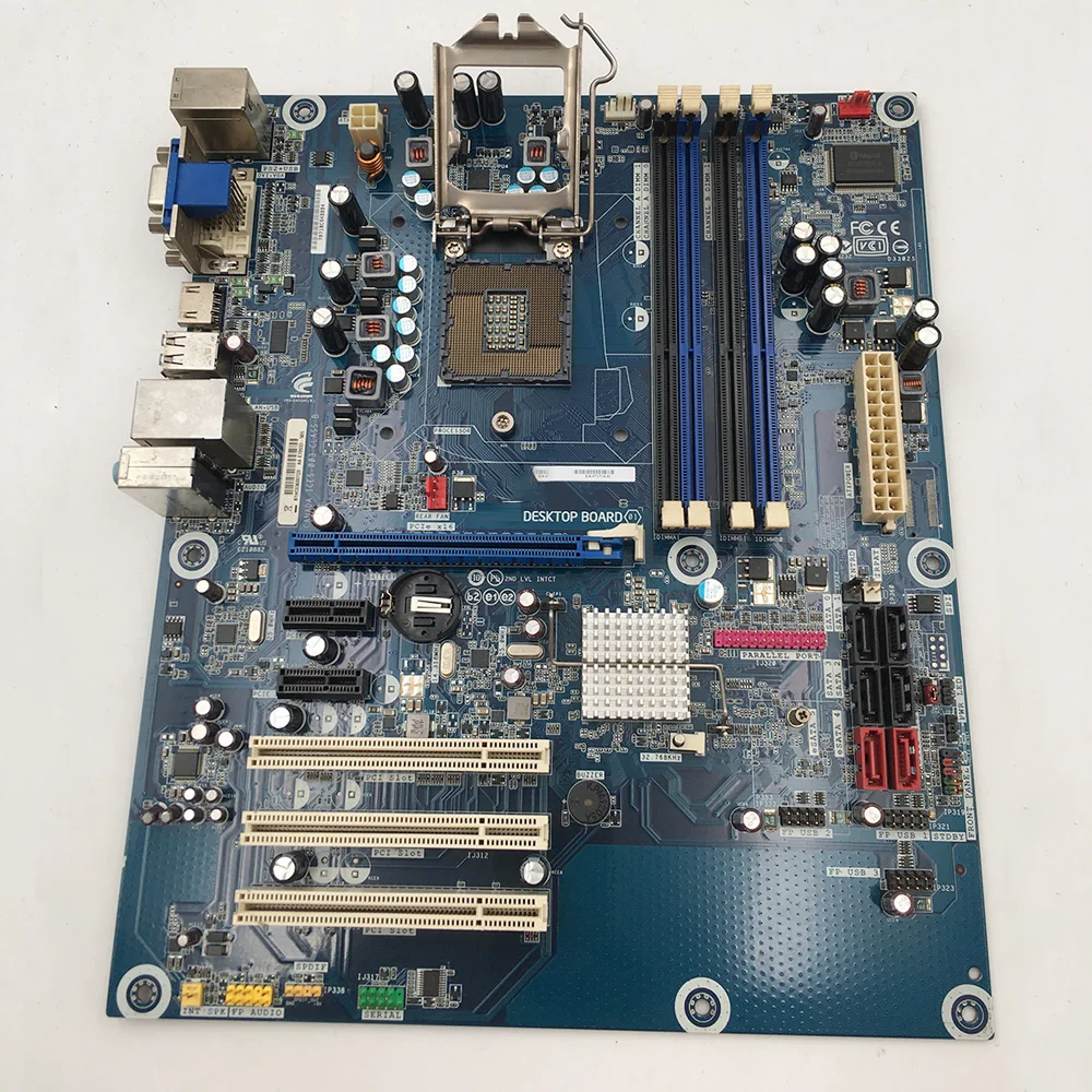 للوحة الأم للتحكم الصناعي LGA1156 P55 شرائح 8 جيجابايت DDR3 دعم i7 i5 i3 ATX اللوحة الرئيسية DH55HC