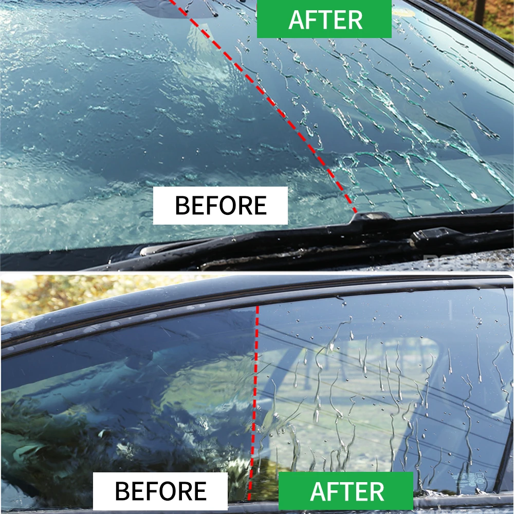 Water Repellent Spray Glass Hydrophobic Coating Anti-Rain For Car Glass Windshield Mirror Waterproof Coating Agent Auto Polish