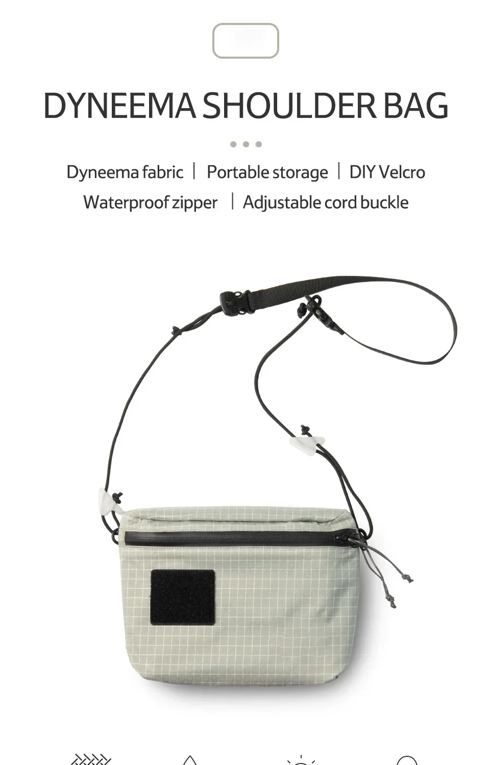 TINSOL 2026 Neue Mia 3L Umhängetasche Lässige Schultertasche Kleine Tasche für Wandern und Ausflüge Crossbody Kleine Tasche – Detail 2