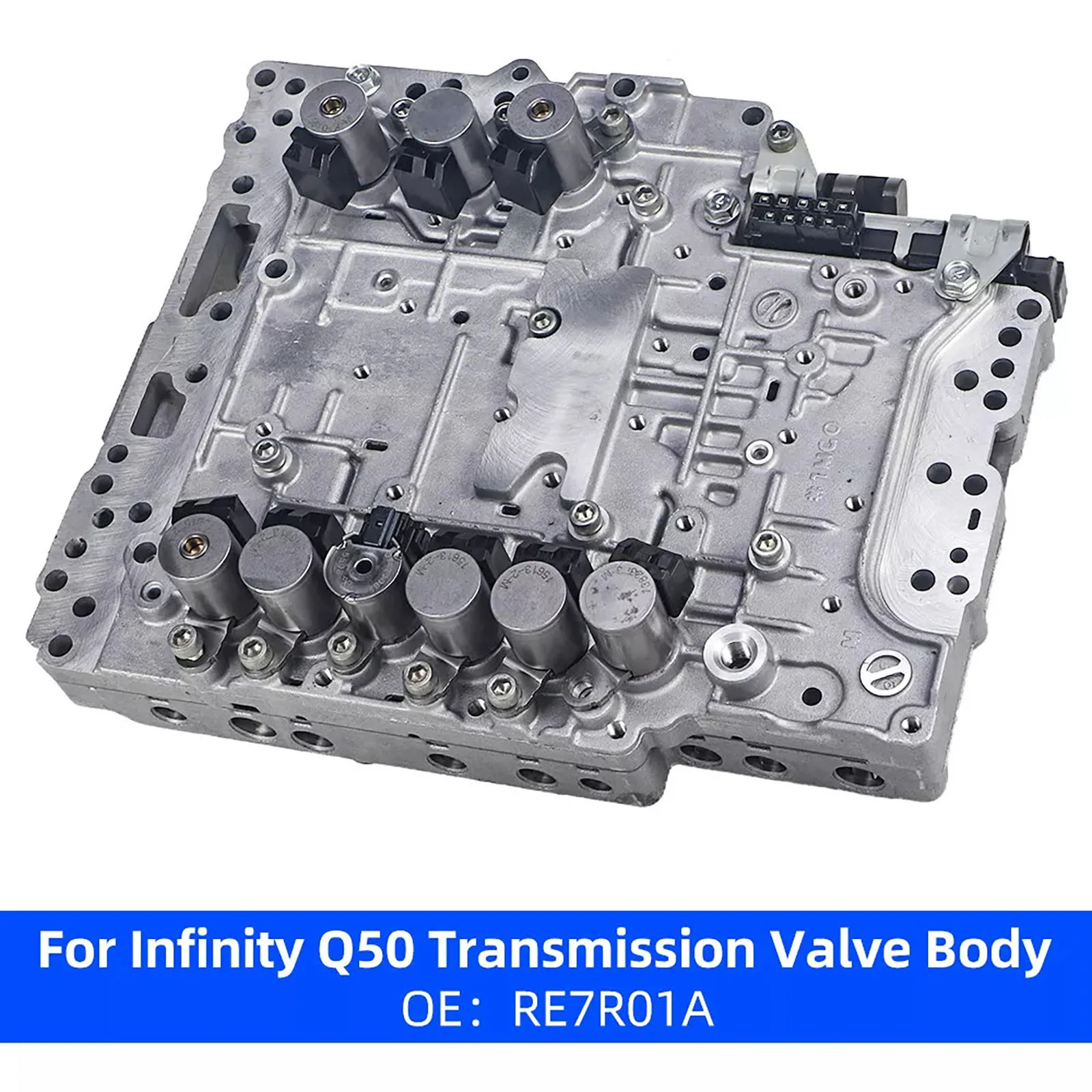 1Pc RE7R01A For Infinity Q50 3.7L Car Valve Body w/ Solenoids without TCM For Infiniti FX35 G25 G37 M37 M56 Q60 Auto Accessories