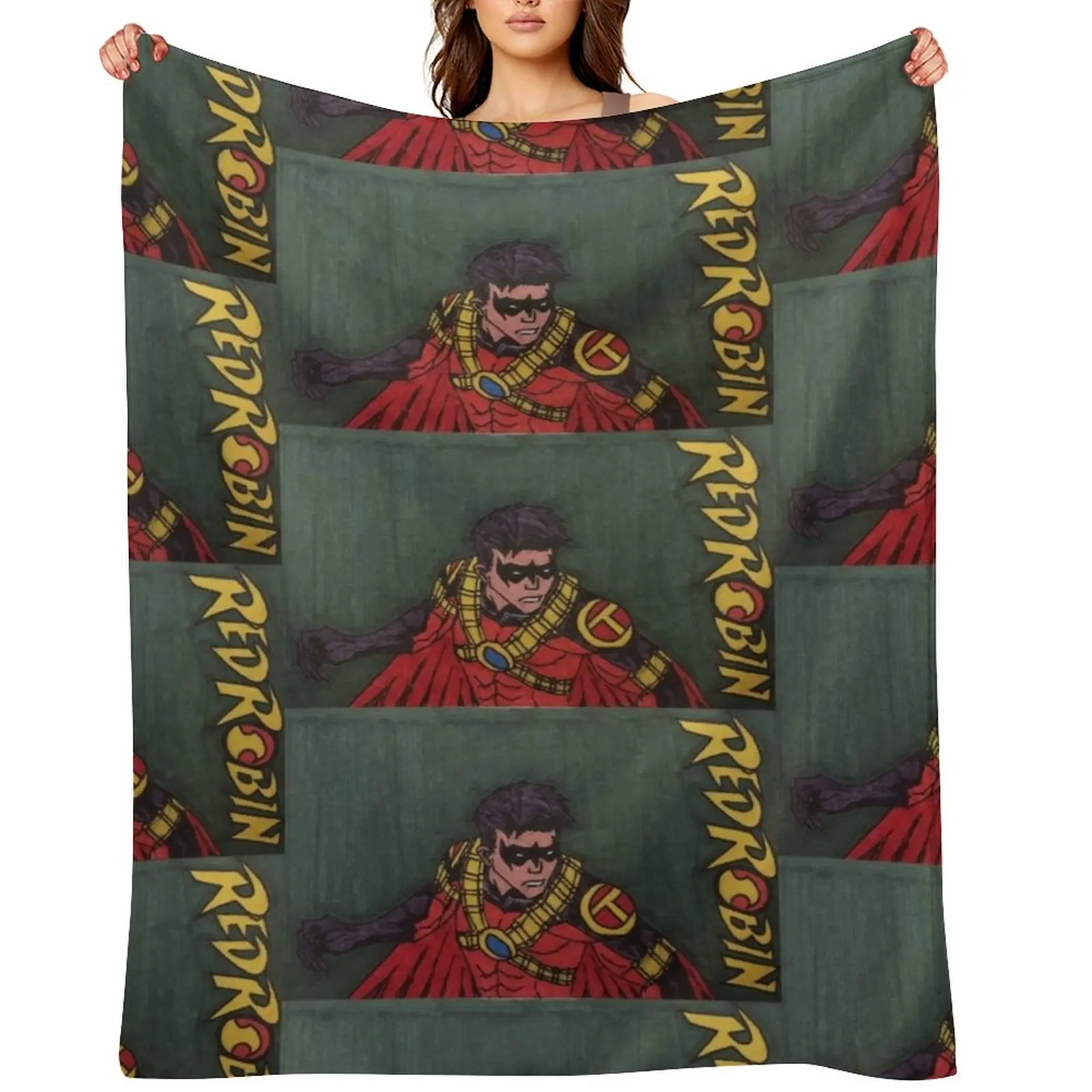 

tim drake Throw Blanket Hair bed plaid Decorative Throw For Sofa Thin Blankets