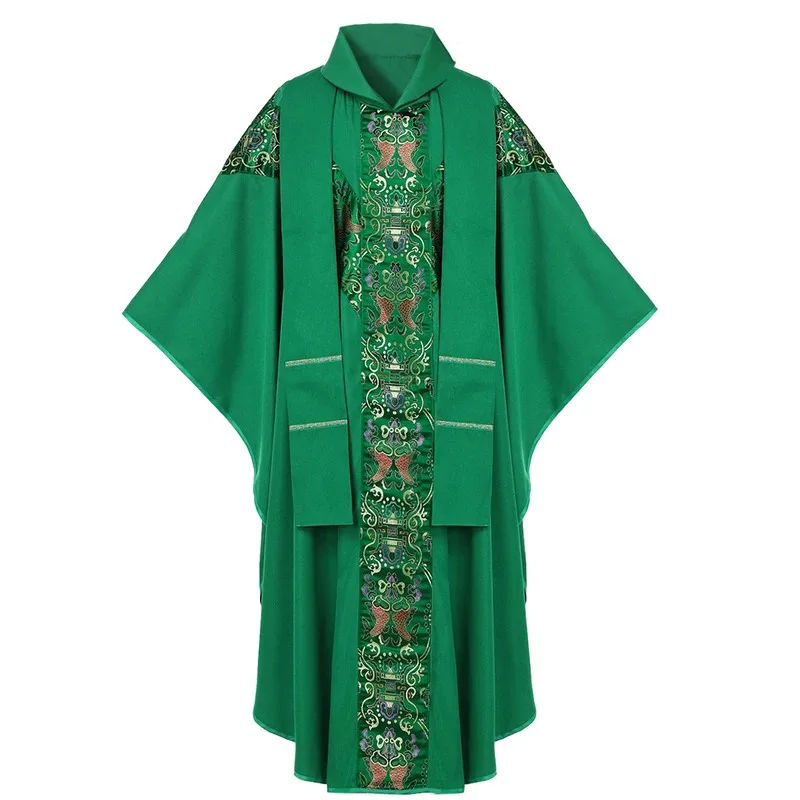 

Католическая духовенство Мужчины Православный священник Cope Chasuble fvfff.2