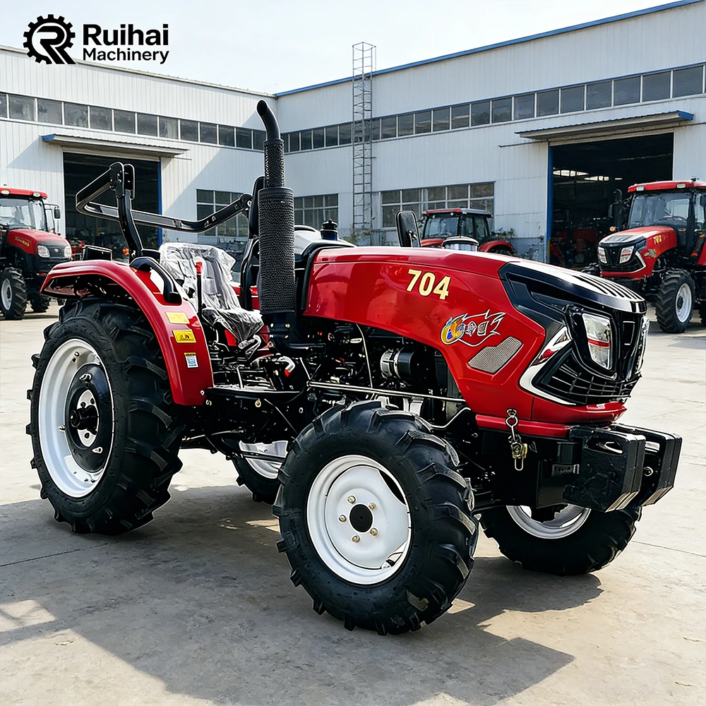 

Сельскохозяйственный трактор мощностью 50 л.с. с электрическим запуском и функцией PTO для транспортировки