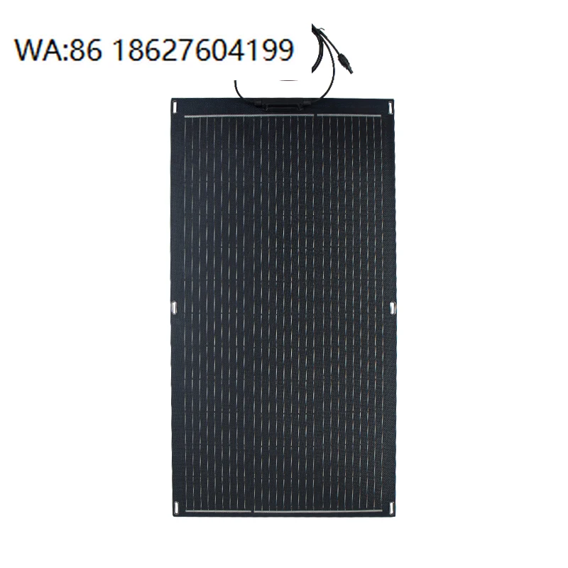 100W Thin ETFE Solar Panel, Flexible Monocrystalline Module Uneven Surface Off Grid Charging