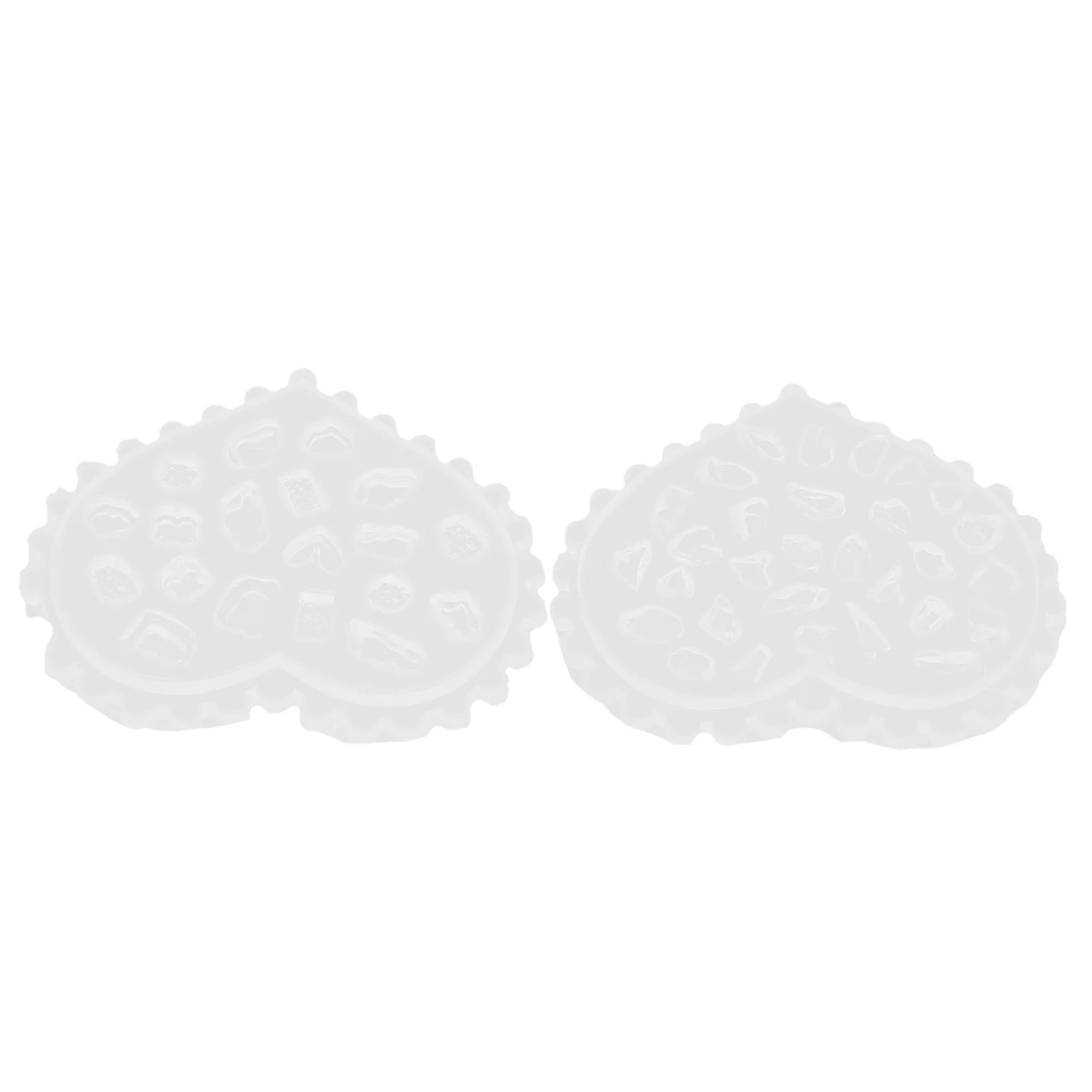 

2pcs Heart Shaped Flower Mold Silicone 3D Nail Art Mold For Manicure Diy Gel Nails Mini Charm Molds Crafts Tool Resin Jewelry
