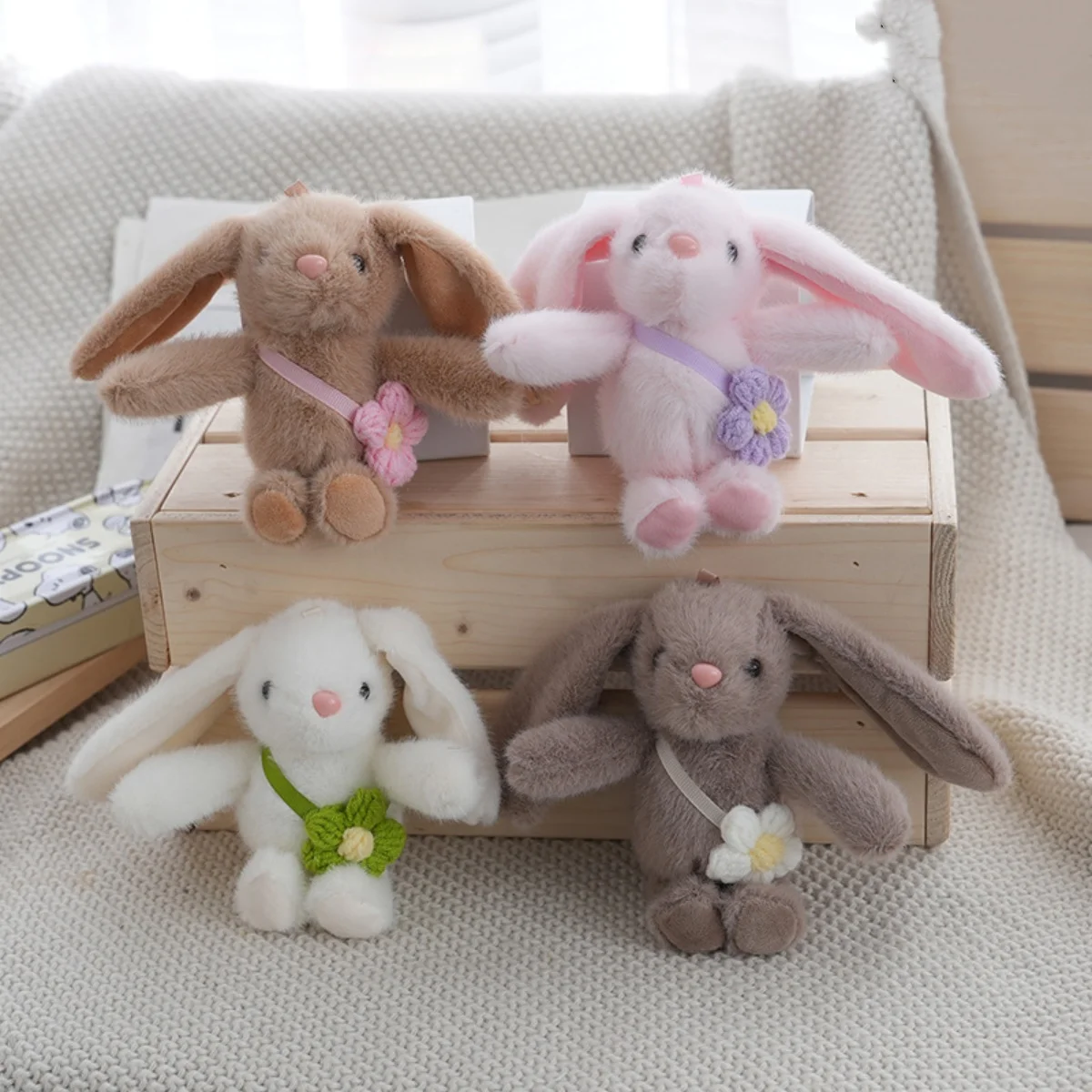 

Милые плюшевые игрушки-кролики на Пасху, набор пасхальных кроликов, комбинированные игрушки-кролики, подарки для детей на Пасху, игрушка-подвеска, подарок на день рождения