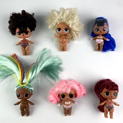 Limited Collection Series 5 Lols Hairgoals Change Color 8cm Big Sister Hair Dolls LOLs Doll Set Kids Playing Toy Birthday Gifts