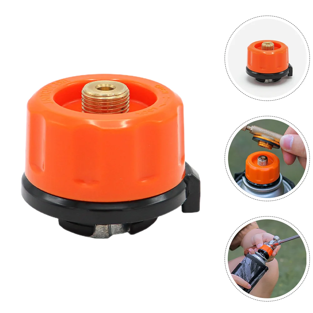 Outdoor Stove Adapter Air Tanks Portable Gas Converter Head Wear-resistant for Refill Tool Camping Supply Small