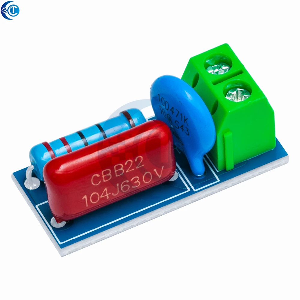 AC/DC 5V-400V RC Absorption/Snubber Circuit Module Relay Contact Protection Resistance Surge 6V 9V 12V 24V 110V 220V