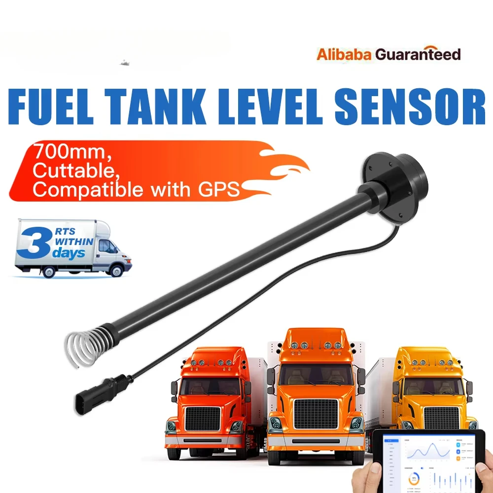 GAMICOS Digital And Voltage Output Capacitive Diesel Fuel Level Sensor For Truck Tank