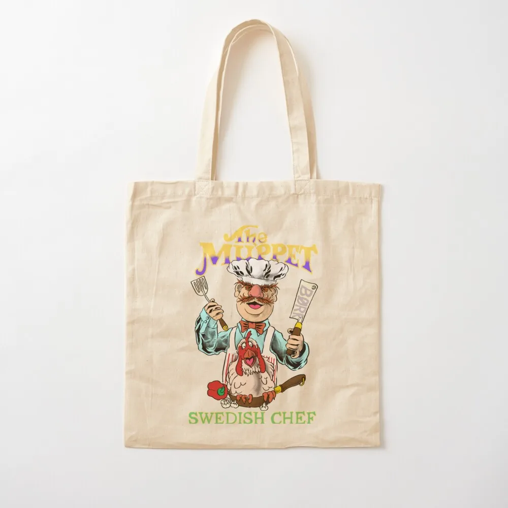 

Swedish Chef Tote Bag canvas shopping bag Candy bags large size bags