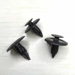 10/20/50 Pcs Black Car Door Fender Trunk Fastener Panel Clips Rivet 6mm Hole For Mazda GJ2168885 GJ21-68-885B-02 GJ21-68-885