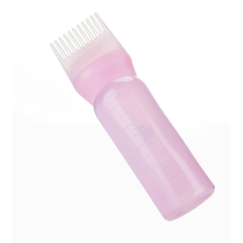 Botella aplicadora para tinte para cabello, cepillo aplicador recargable para peluquería, envío directo