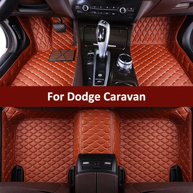 

Custom Car Floor Mats For Dodge Caravan 2007-2013 Years Auto Carpets Foot Coche Accessories
