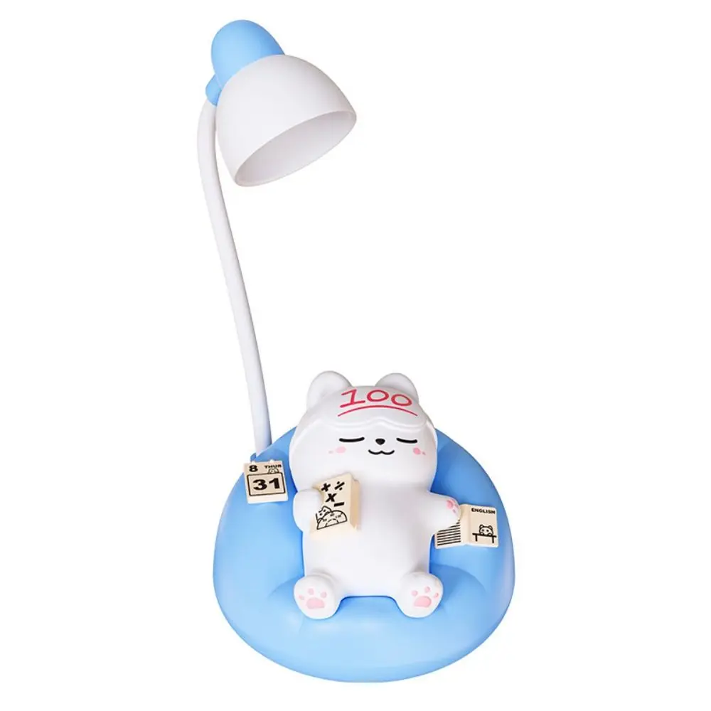 USB Charging Sleeping Cat Night Light Eye Protection Desktop Bedside Table Lamp Soft Light Dimming Sleeping Atmosphere Light