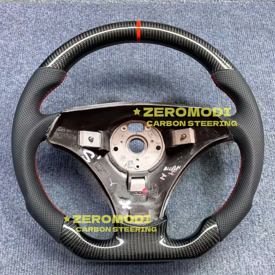 Steering Wheel For AUDI A4 B6 S4 RS4 S-Line Flat Bottom Extra THICK