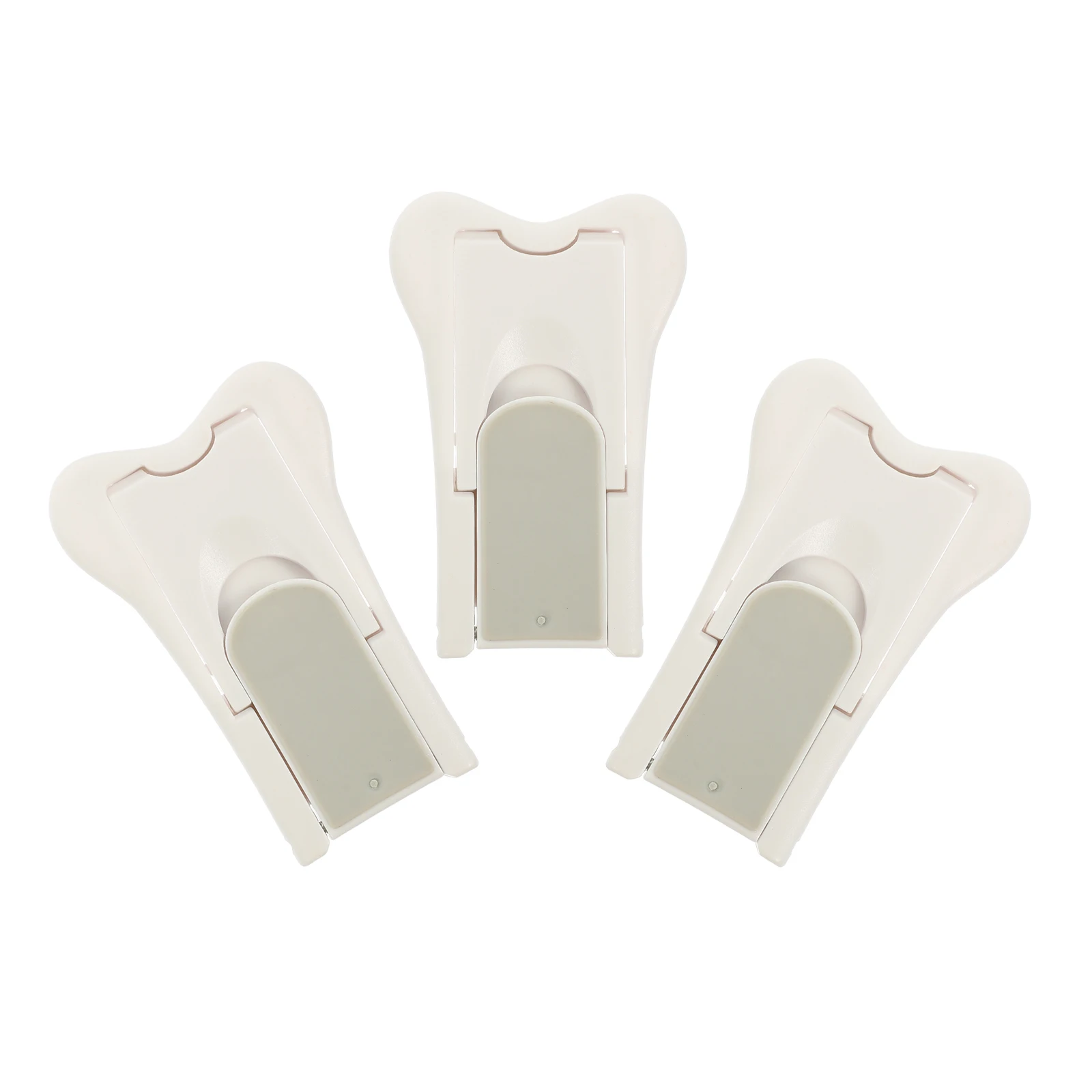 

3Pcs Child Safety Lock Window Stoppers White Sliding Door Lock Security Keys ABS Material Easy Install Home Use