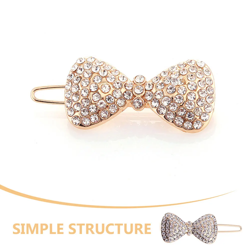 

2pcs Hair Barrettes For Women Clips for Women Teens Ribbon Decorations Dazzling Effect Versatile Occasions All Hair Types