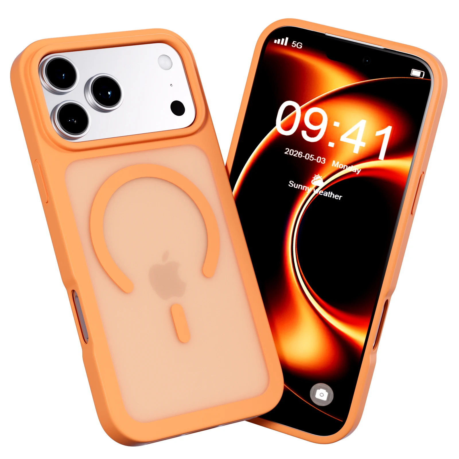 Magnetic for Apple iPhone 17 Pro Case, Integrated Silicone Camera Control Cover, Thicken Shockproof Drop Protection Phone Case