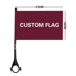 aerlxemrbrae  14 x 21 cm  customized banner  Bicycle Atv Motorcycle Flag Pole Base Holder Mountpolepole Stand House  Base Holder