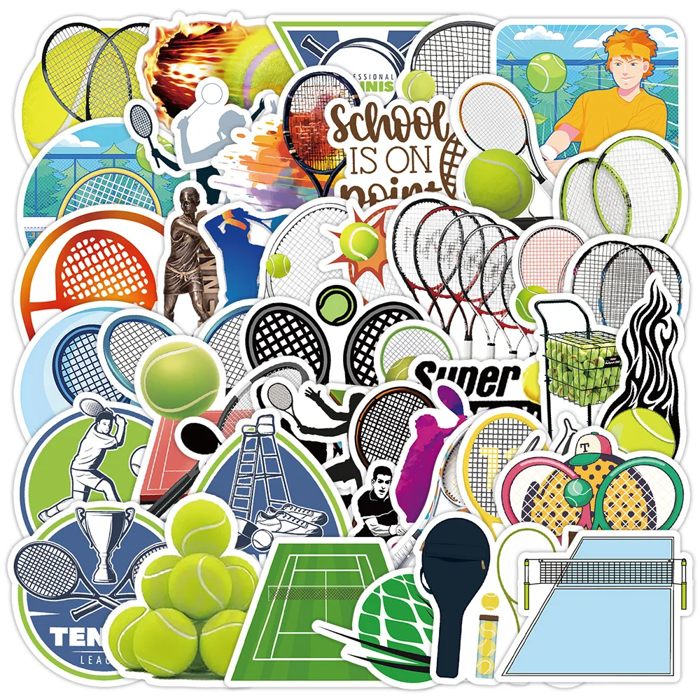 

10/30/50PCS Tennis Stickers Archer Cartoon Sticker Funny Graffiti DIY Luggage Laptop Guitar Car Bike Skateboard Decals Sport Toy