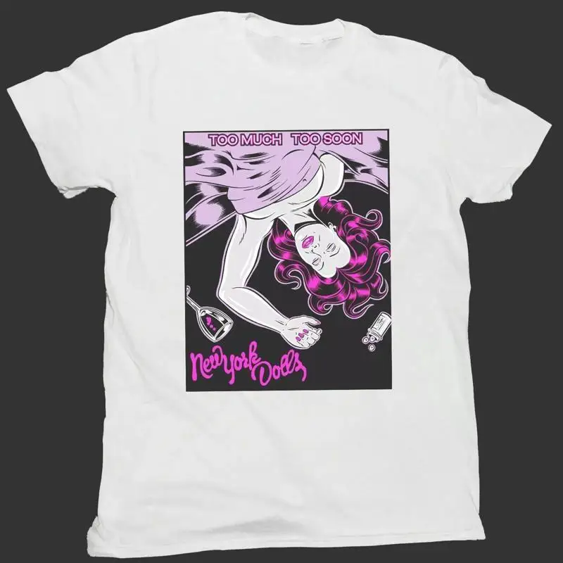 NEW YORK DOLLS Band Too Much Soon T Shirt Full Size S 5XL