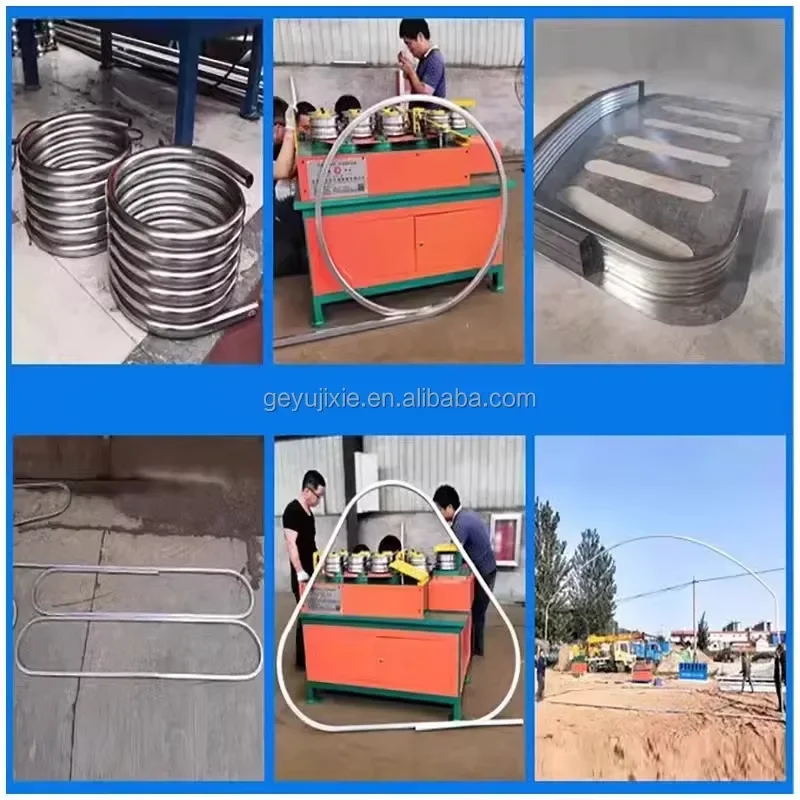 63/76/108/114 Pipe Bending Rolling Machine Three Roller of Bender for Arc Circle Rolling