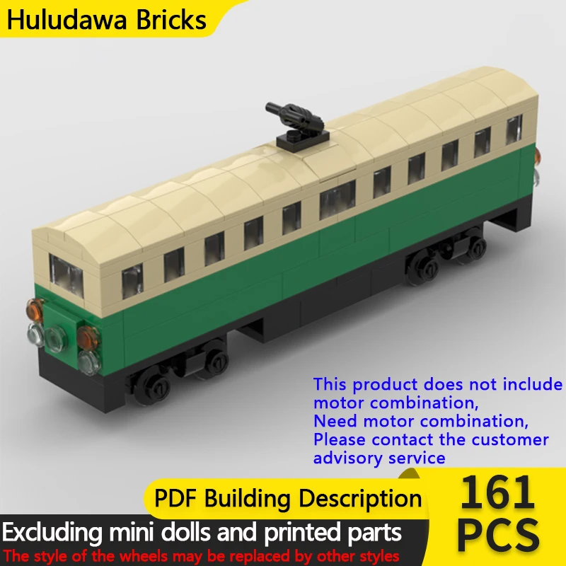 

City Car Model MOC Building Bricks Mini City Circle Passenger Tram Modular Technology Children Holiday Gifts Assemble Toys Suit