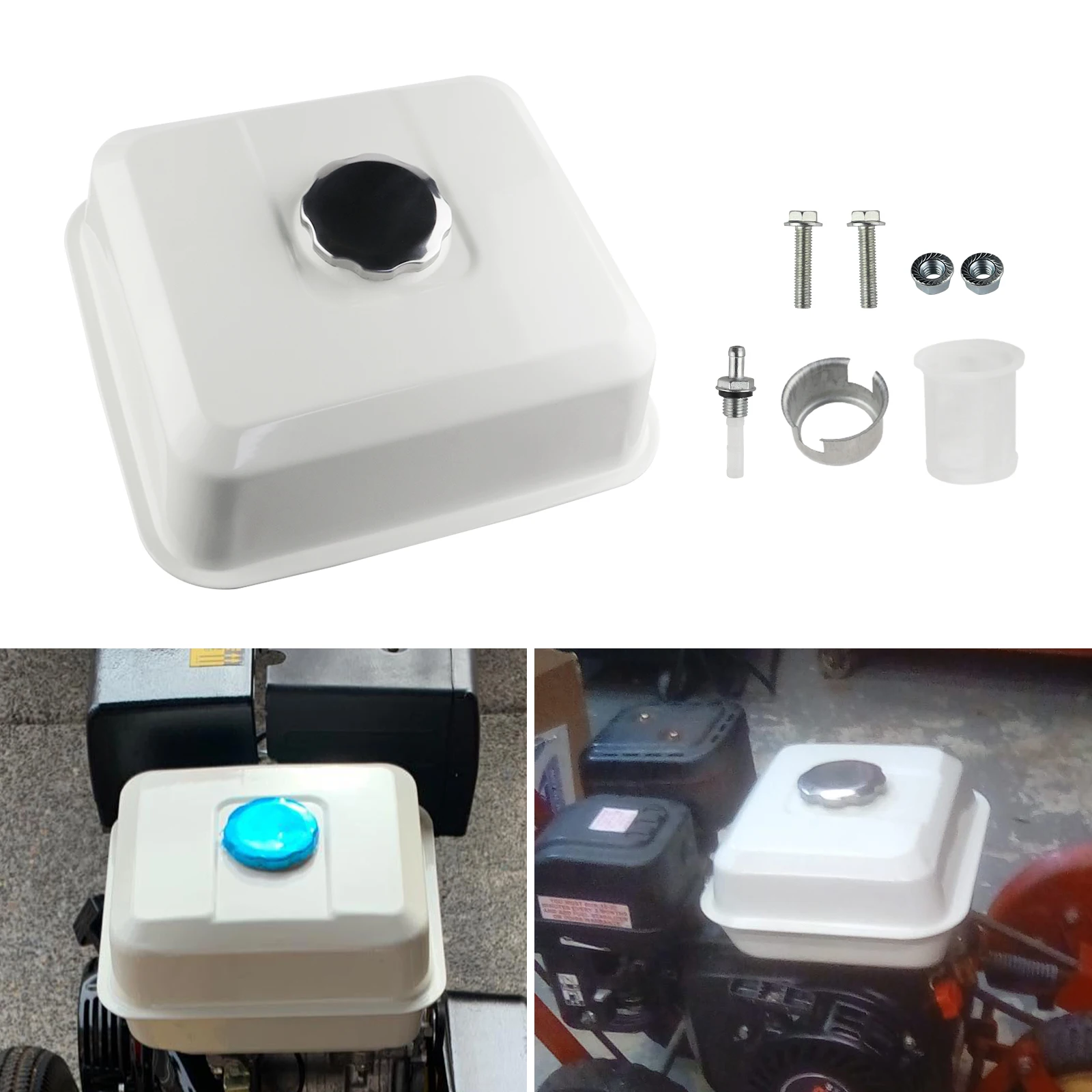 Fuel Tank Gas Tank Gasoline Tank for Honda GX240 GX270 GX340 GX390 420cc Engine Pressure Washer Blower Generator Fuel Container