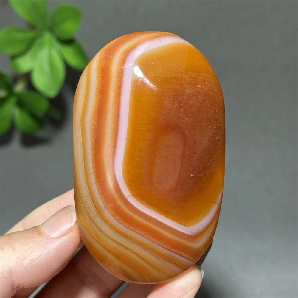 Natural Red Agate Palm Mineral Stone Home Decoration Holiday Gift Reiki Massage Healing Spiritual Meditation Witchcraft
