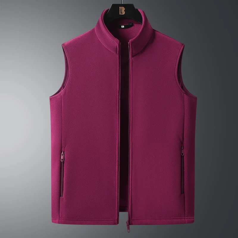 

Windbreaker Vests Clothing Winter Fleece Warm Waistcoats for Men New Vests Casual Fashion Thermal Vests Sleeveless Jackets