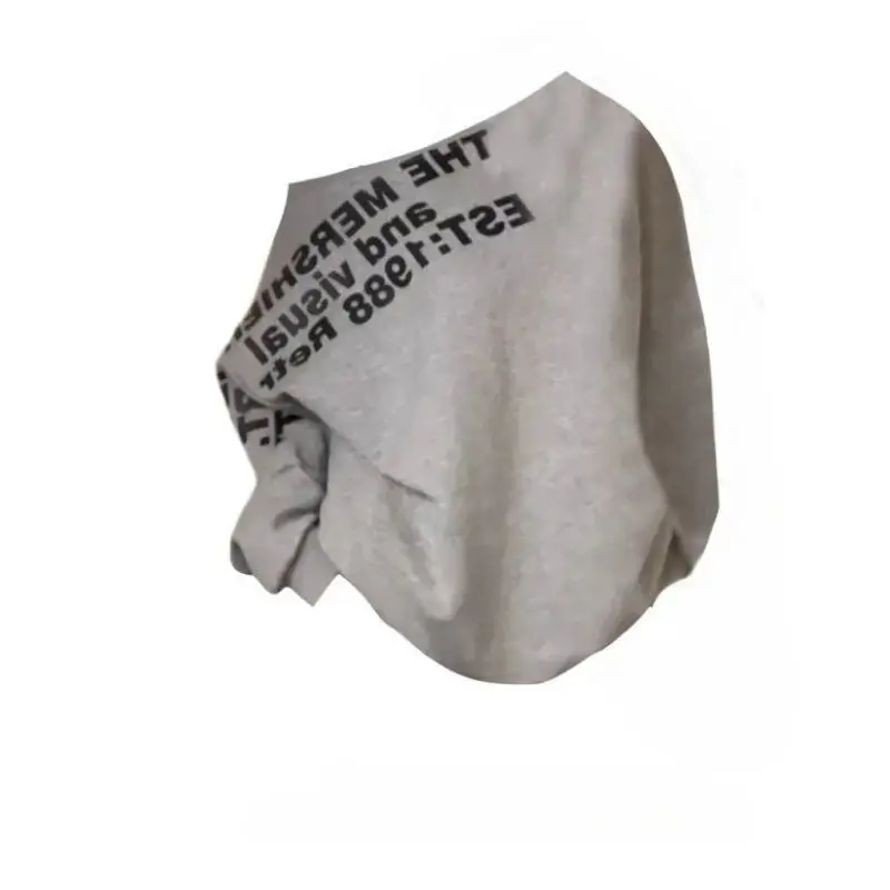 

Сексуальная женская толстовка оверсайз в уличном стиле с буквенным принтом, асимметричным подолом, длинными рукавами, удобная, повседневная, модная