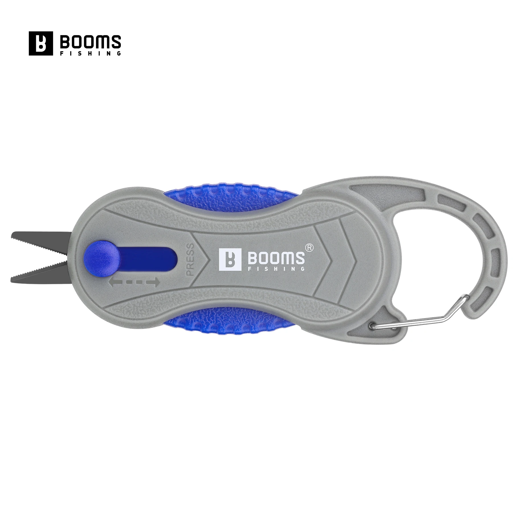 Booms Fishing-cortador de hilo de pescar retráctil FR2, cuchillas de acero inoxidable para hilo trenzado Mono fluoro, herramienta de aguja de limpieza