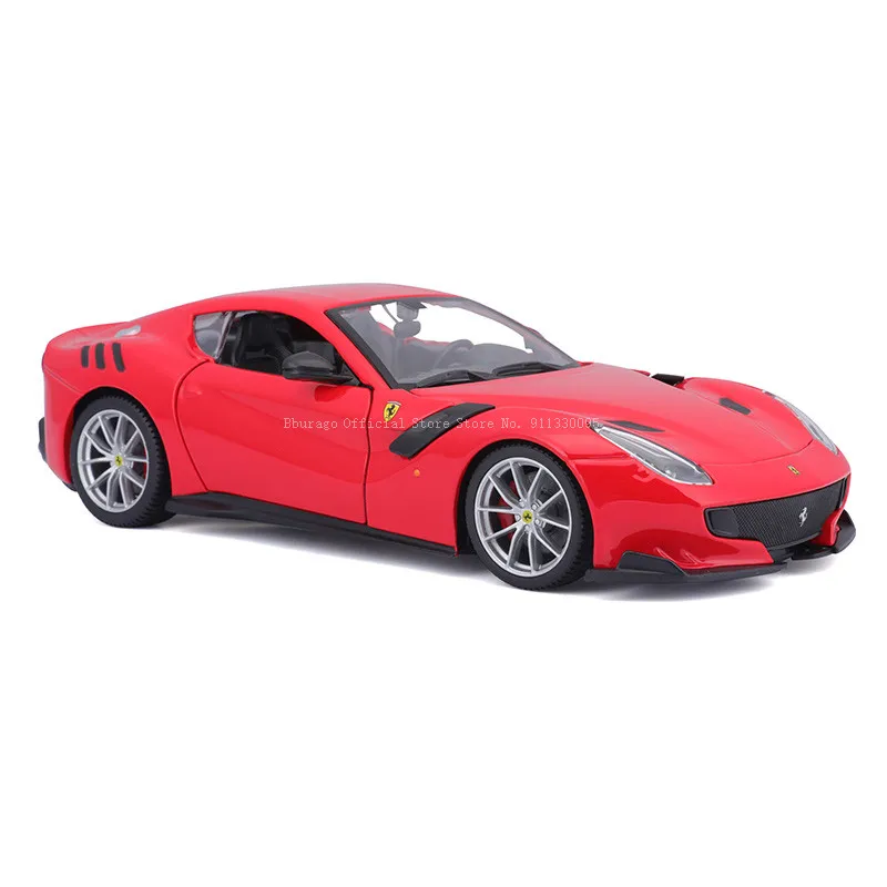 Bburago 1:24 Genuine Ferrari F12 TDF Car Model Die Casting Metal Children\'s Toy Boyfriend Gift Simulation Alloy Collection