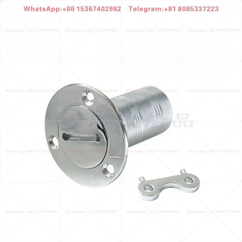 316 Stainless Steel Fuel Filler Cap/Oil Inlet, Corrosion Resistant Yacht Fuel Tank Hardware Fitting Parts