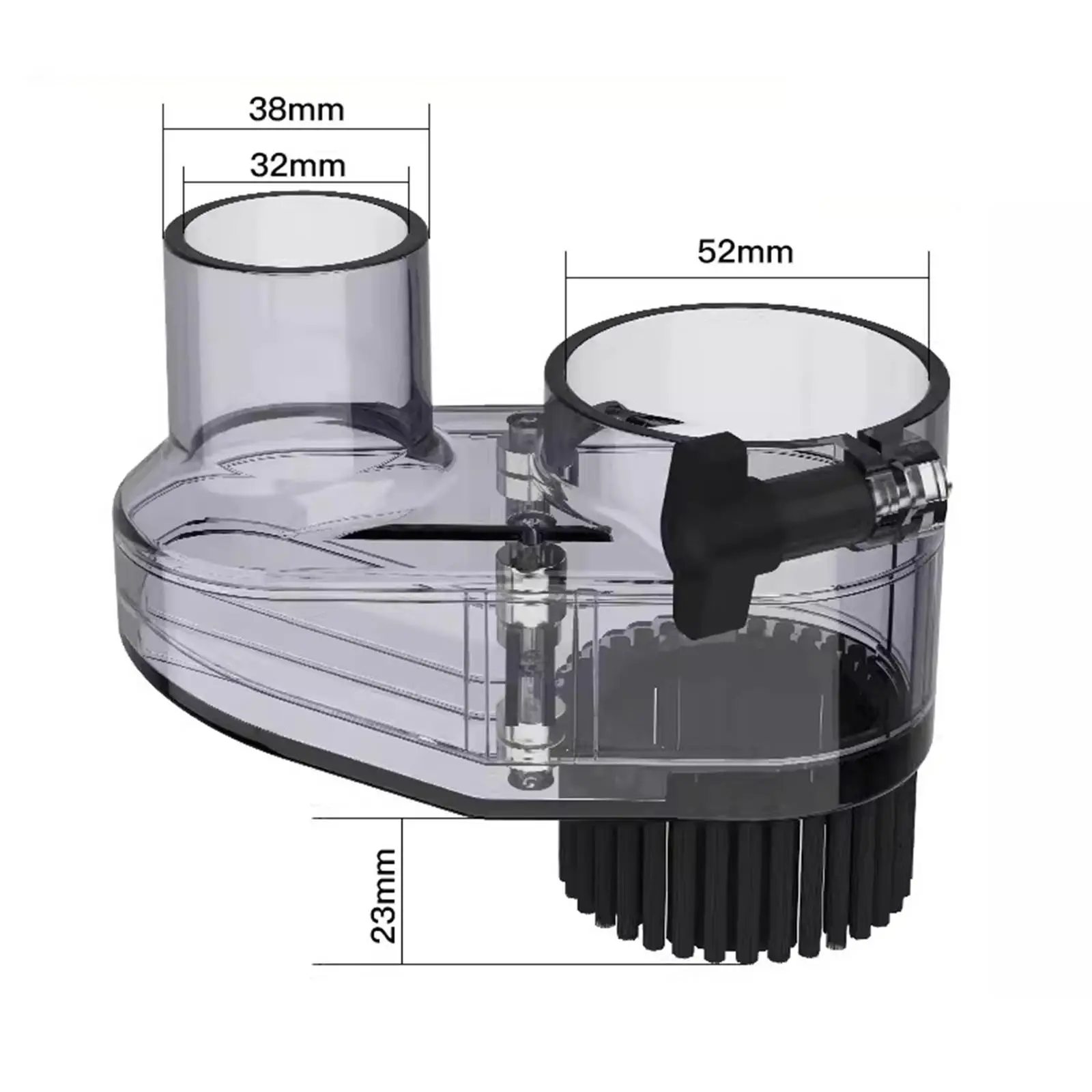 CNC 라우터용 효율적인 집진 부착물, 호스 어댑터 포함