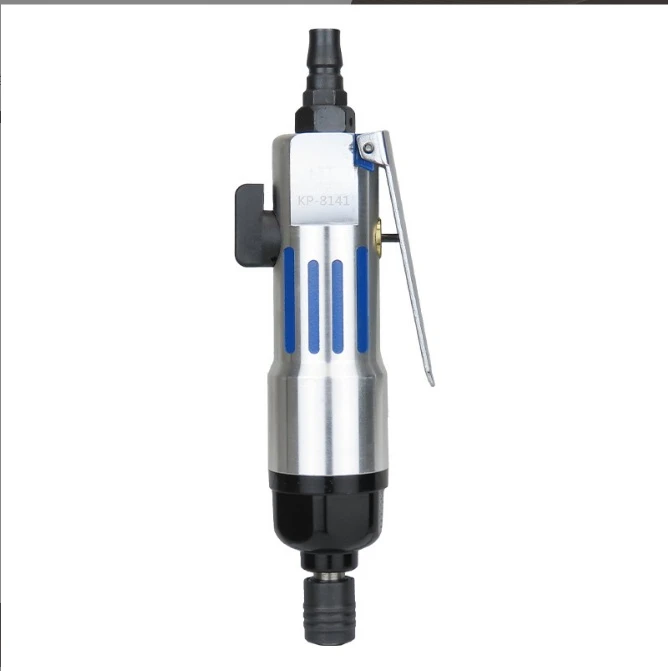 Straight Handle Wind Batch Light 5H Pneumatic Screwdriver Driver Industrial Grade Woodworking Pneumatic Taper Tool