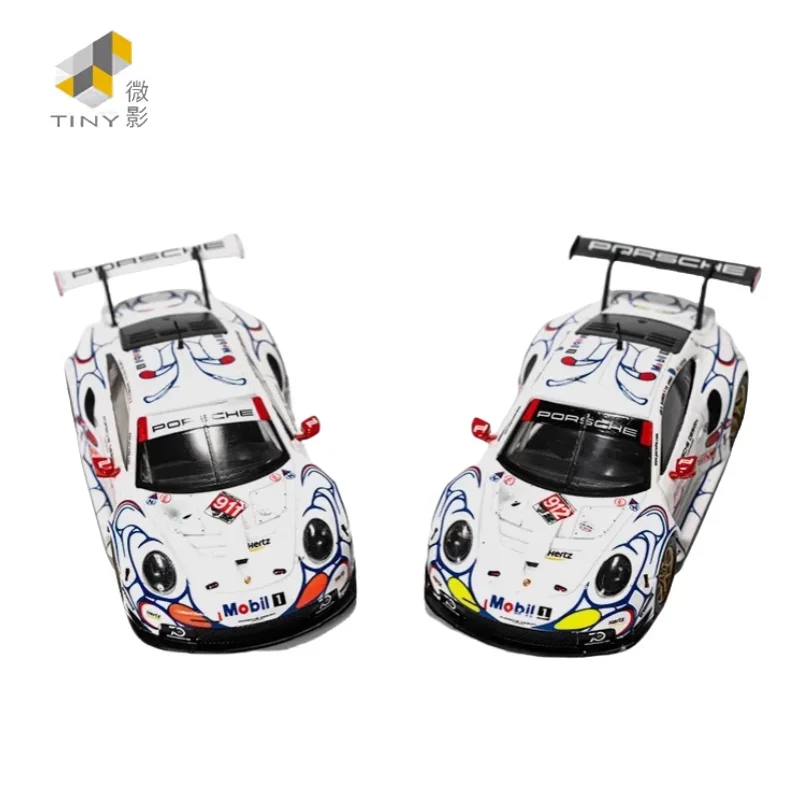 

Sparky 1:64 Porsche 911 2018 модель из сплава Le Mans 912, детская коллекция декоративных игрушек, праздничные подарки для детей.