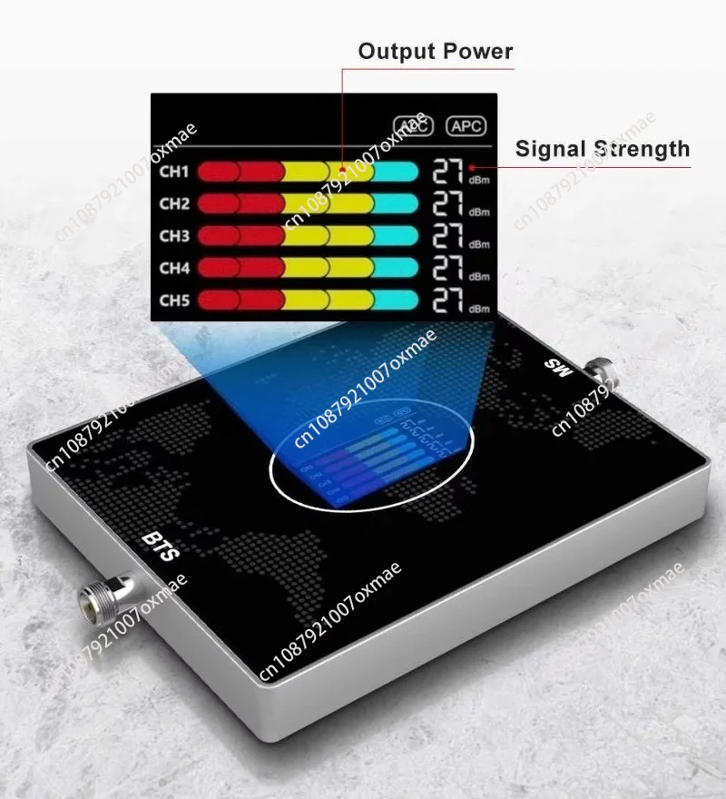 KW20L 5-band New Mobile Signal Enhancement Amplifier 3G 4G Signal Repeater, Suitable for Weak Signal and Unstable Coverage