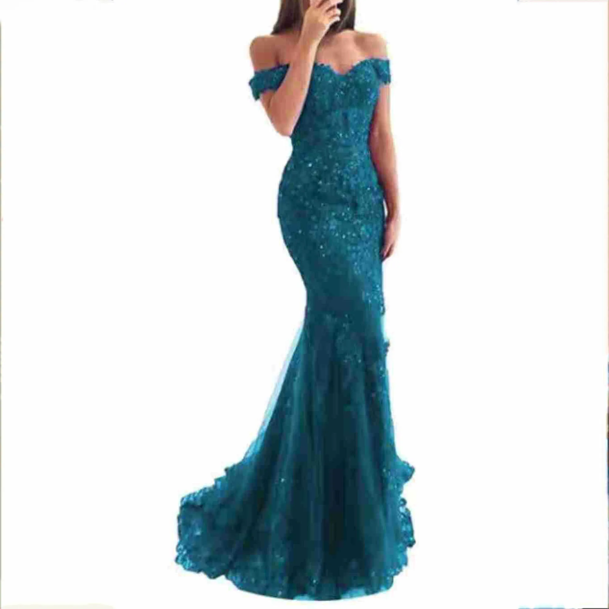 Mermaid Evening Dress for Women 2026 vestidos de fiesta  Party Prom Gown V Neck vestidos de noche