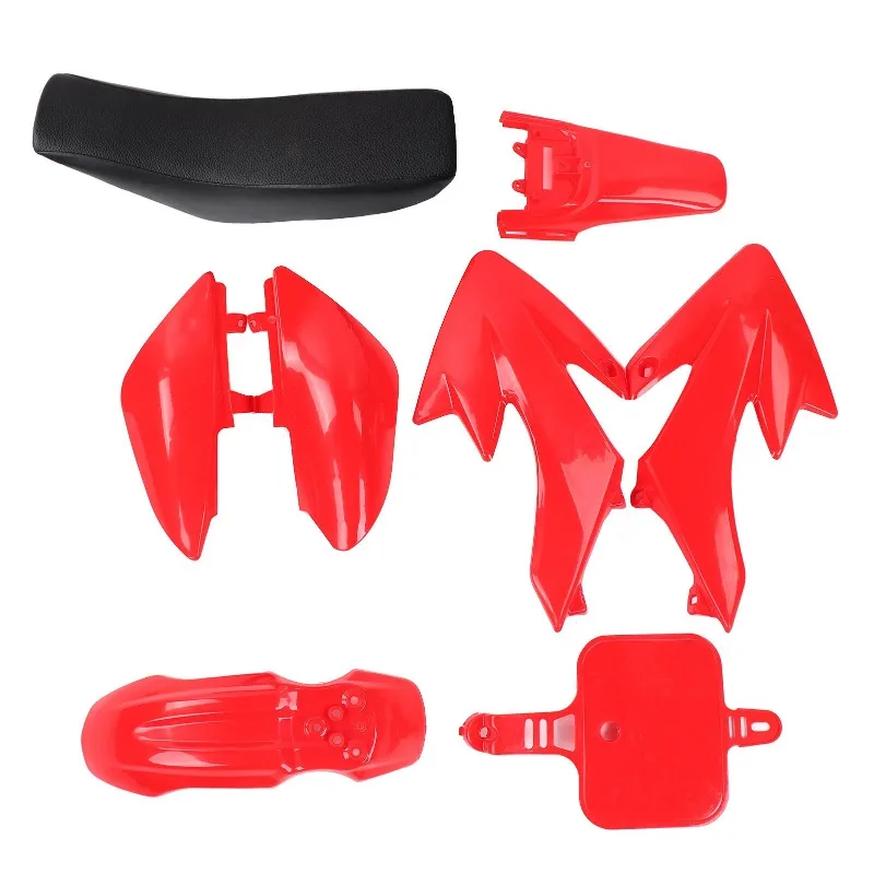 

Polymer Mudguard, Fender & Motorcycle Seat Assembly - High-Quality Accessory Kit Compatible with Honda CRF50 4-Stroke Pit Bike,